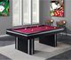Elements International Ajax Black/Burgundy Billiard Table-1