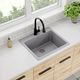 Elkay Quartz Classic® Greystone 25" Single Bowl Drop-in Sink-2
