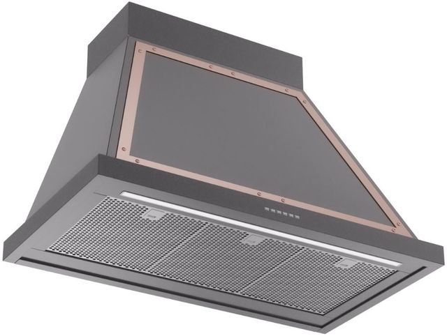 Ilve® Nostalgie II Noblesse 36" Graphite Matte Wall Mounted Range Hood-1