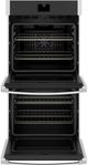 GE® 27" Stainless Steel Double Electric Wall Oven-2