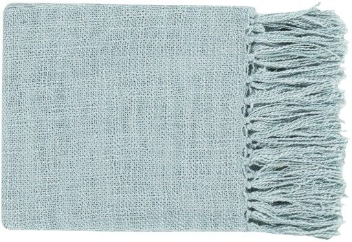 Surya Tilda Aqua 59"x51" Throw Blanket-0