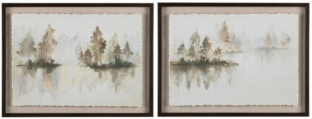 Crestview Collection Sepia Silhouette 2-Piece Wall Art Set-0