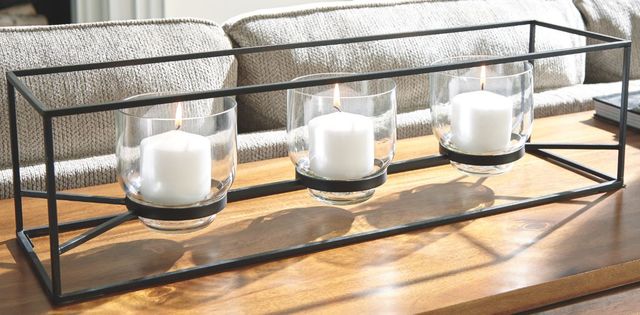 Signature Design by Ashley® Jadyn Black Candle Holder-1