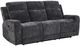 Coaster® Kennett 3-Piece Dark Gray Chenille Upholstered Power Reclining Sofa Set-1