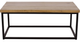 Jofran Inc. Ames Brown Coffee Table with Black Base-3