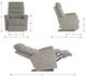 La-Z-Boy® Liam Pebble Leather Power Rocking Recliner with Headrest and Lumbar-2