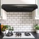 XO XOE2 30" Black Under Cabinet Range Hood -2