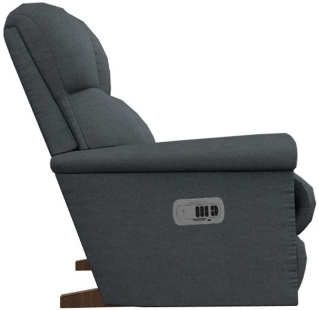 La-Z-Boy® Pinnacle Denim Power Rocking Recliner with Headrest-2