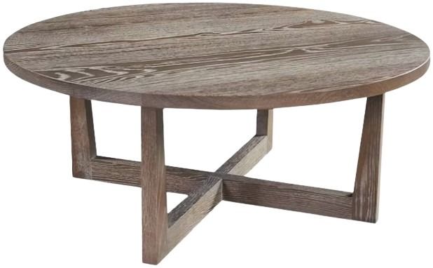 Bassett® Furniture Customizable BenchMade Liam Oak Round Cocktail Table-0