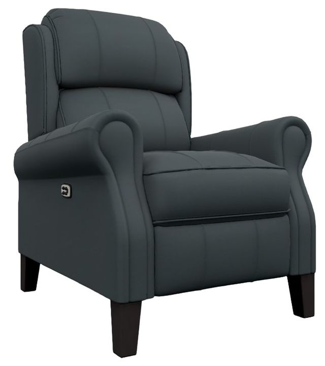 Best® Home Furnishings Customizable Joanna Leather Power High Leg Recliner with Espresso Legs-0