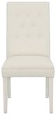 Fairfield® Customizable Entree Dining Straight Tall Back Dining Chair with Linen Legs-2