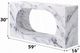 ACME Furniture Fritzy White Console Table-2