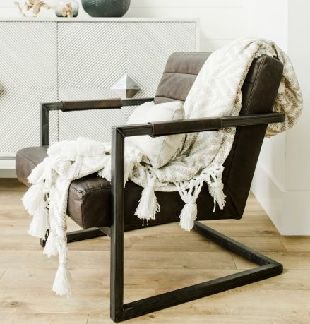YHD Emmalee Dark Brown Side Chair-1