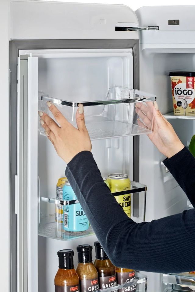Unique® Appliances Unique 36 in. 21.4 Cu. Ft. Marshmallow White Counter Depth French Door Refrigerator-2