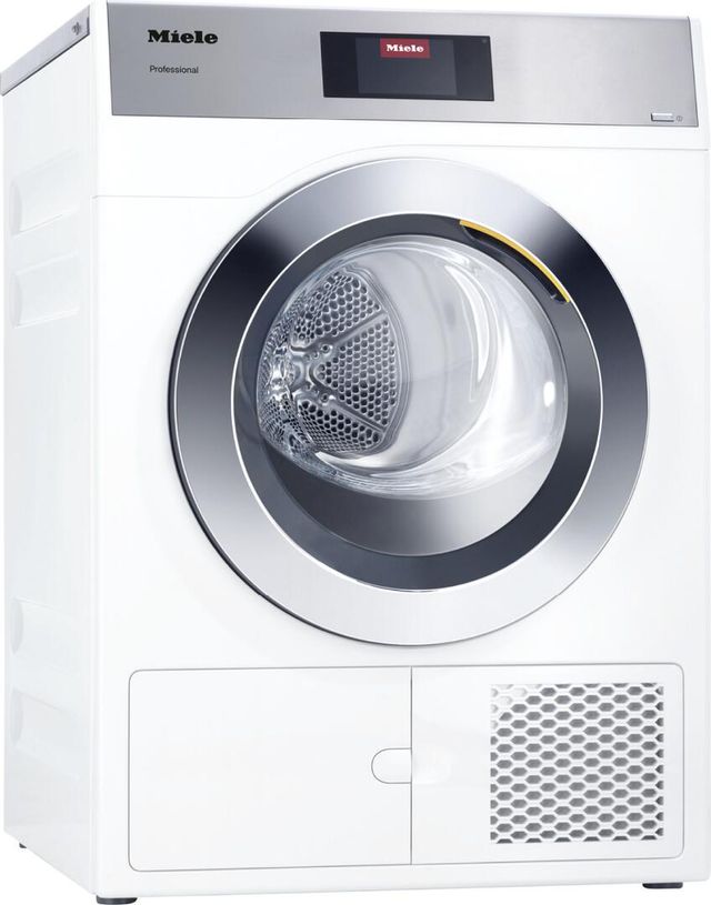 Miele 4.6 Cu. Ft. Lotus White Front Load Ventless Electric Dryer-1