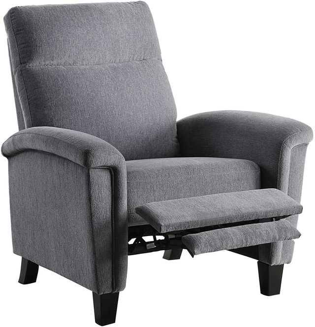 Mazin Furniture Weiser Gray Push Back Reclining Chair-1