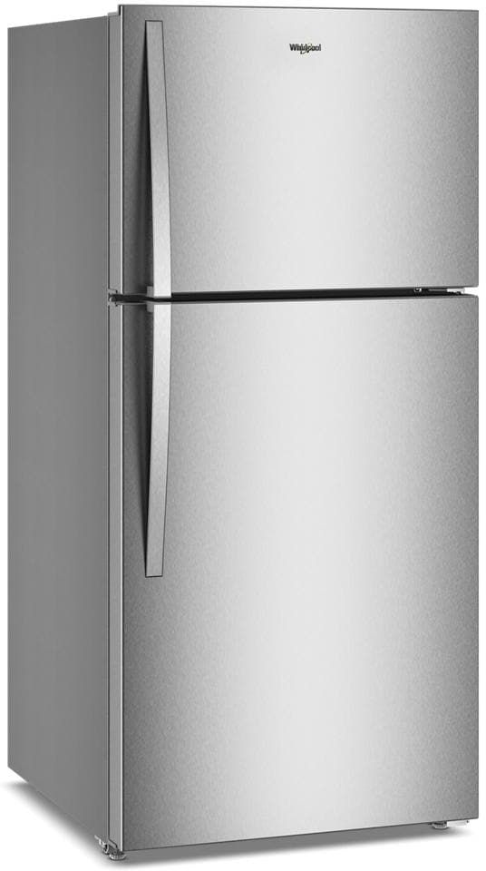 Whirlpool® 30" 19 Cu. Ft. Fingerprint-Resistant Stainless Steel Top Freezer Refrigerator with Total Coverage Cooling-1