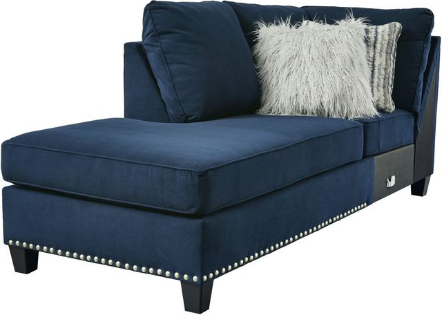 Signature Design by Ashley® Trendle 2-Piece Ink Left-Arm Facing Sofa Sectional and Chaise-2