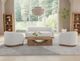 International Furniture Direct Suomi Light Beige/Brown Sofa-1