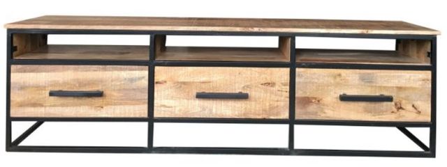 Jaipur Furniture Industrial Sawn 3-Drawer TV Unit-0
