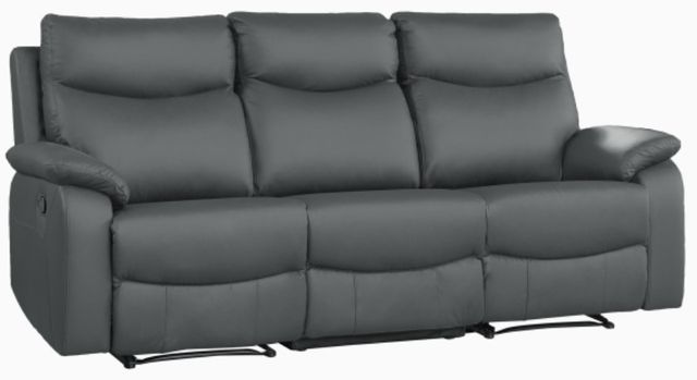 Mazin Furniture Wembley 3-Piece Dark Gray Reclining Modular Sofa-0