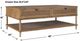 Uttermost® Coast Soft Oak Stain Coffee Table-3