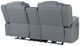 Global Furniture USA U7068 Gray Power Console Reclining Loveseat-3