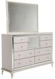 Michael Amini® Hollywood Loft Frost Dresser and Mirror-0