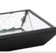 A & B Home Waverly Black Mirrored Rectangle Tray-4