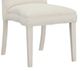 Fairfield® Customizable Entree Dining Concave Short Back Armless Stack Chair with Linen Legs-2