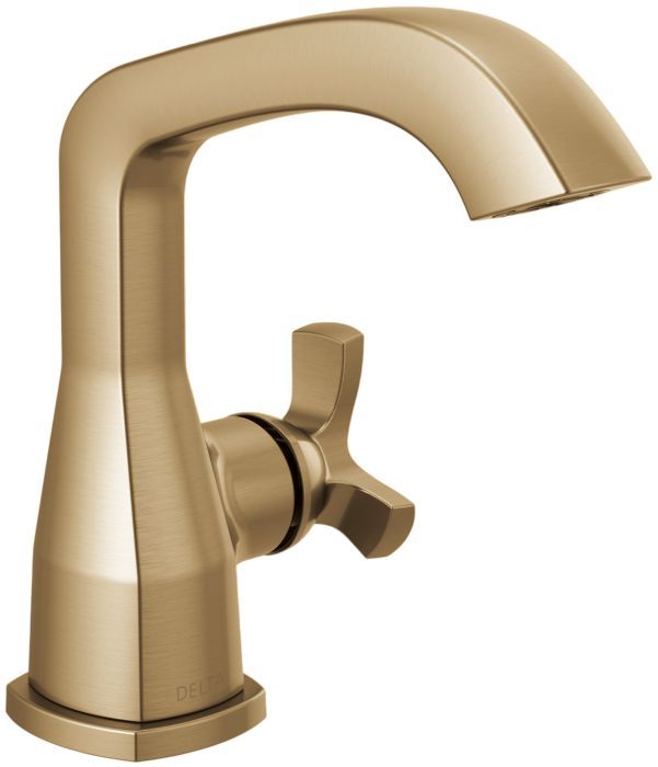 Delta Stryke® Lumicoat® Champagne Bronze Single Handle Bathroom Faucet-0
