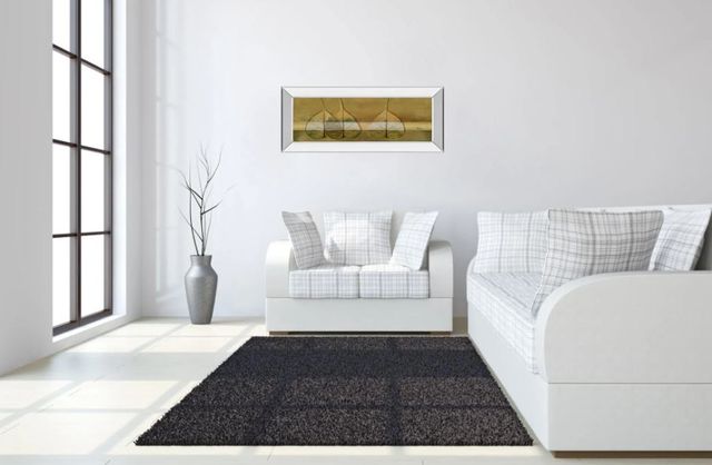 Classy Art Less Is More IV by Patricia Pinto Mirror Framed Wall Art-2