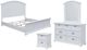 American Woodcrafters Heritage Coast 4-Piece Coastal White Queen Panel Bedroom Set-0