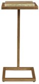 Uttermost® Gamora Antique Gold Marble Drink Table-5