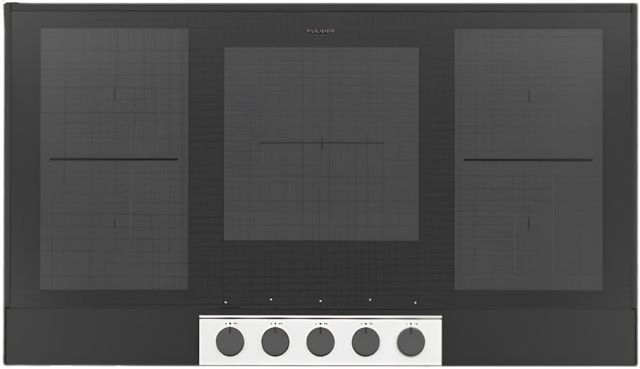 Fulgor Milano® Evano 700 Series 36” Black Anodized Induction Cooktop-1