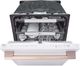 LG Studio 24" Essence White Top Control Built In Dishwasher-3