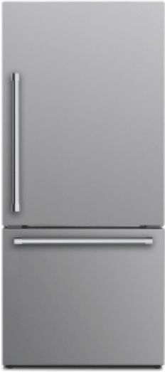 Vitara 30 in. 17.6 Cu. Ft. Stainless Steel Look Bottom Freezer Refrigerator -0
