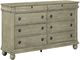 Liberty Furniture Rustic Traditions 4-Piece Saddle Tan California King Sleigh Bedroom Set-4