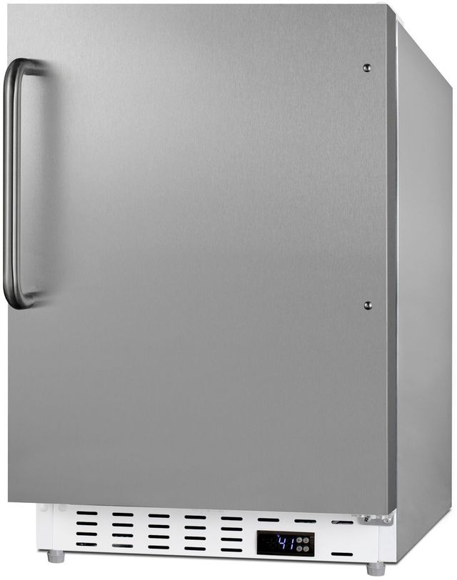 Summit® 3.5 Cu. Ft. Stainless Steel Under The Counter Refrigerator-3