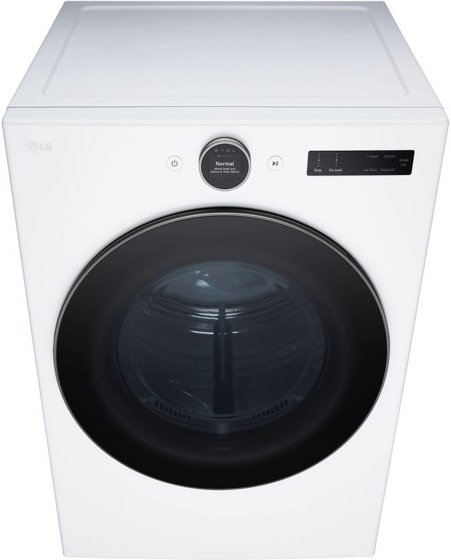 LG 7.4 Cu. Ft. White Front Load Gas Dryer-12