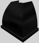Vent-A-Hood® Designer Series 36" Black Wall Mounted Range Hood-5