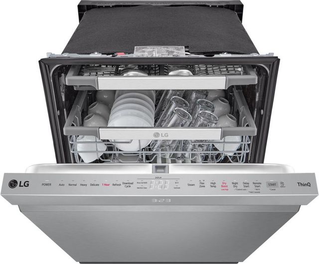 LG 24" PrintProof™ Stainless Steel Top Control Built In Dishwasher-5