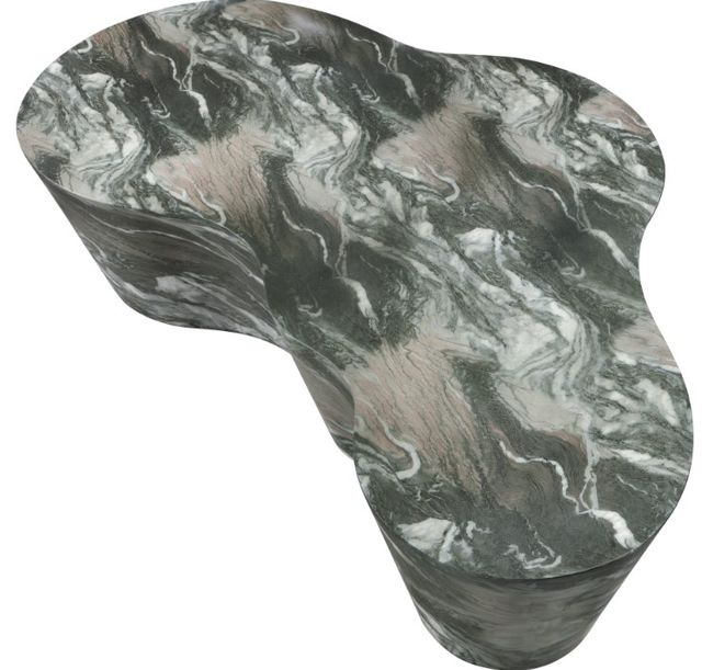 Meridian Furniture Monza Green Marble Coffee Table-2