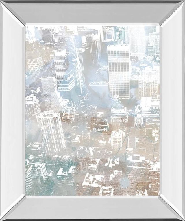 Classy Art Empire View II by DanMeneely Mirror Framed Wall Art-0