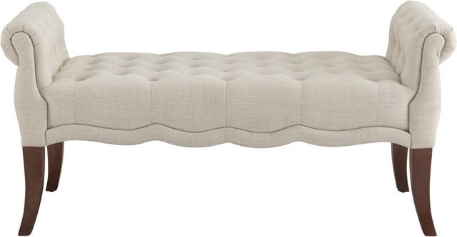 Linon Mary Dark Espresso/Natural Bench-2