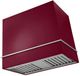 AGA Loge 36" Cranberry Wall Mounted Range Hood with Brushed Nickel Trim-0
