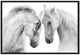 Classic Home White Horses Photography Wall Art-0