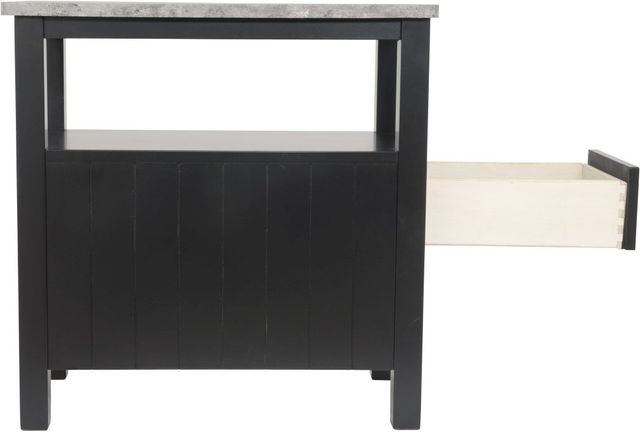 Signature Design by Ashley® Ezmonei Black/Gray Chairside End Table-3