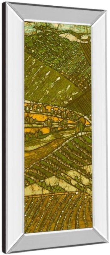 Classy Living Andrea Davis Vineyard Batik I 18" Wall Art-3