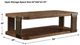 Uttermost® Vance Dark Bronze Mappa Burl Coffee Table-3